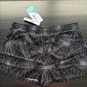 PINK Victoria's Secret Black Spider Web Boxers